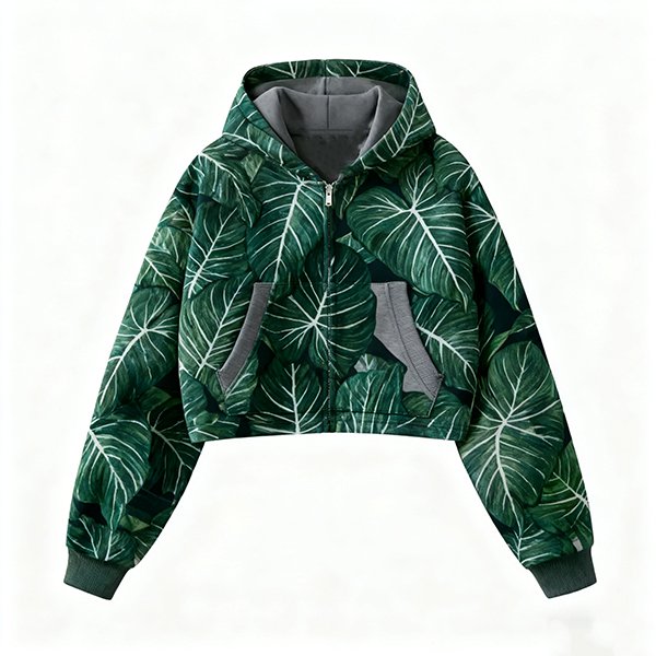 Women's Fashion Zip-Up Hoodie - Street Style Pullover Sweatshirt