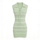 Summer Sleeveless Women's Dress - Elegant Vibrant Ruffled Tie-Waist